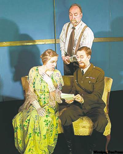 Whitbread, Beaudry (standing)  and Krohn in Augustus Does His Bit.
