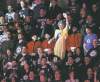REUTERS
Fred Greenslade / Reuters archives
Many Jets fans rediscovered their zeal for the monarchy when a faux Her Majesty dropped into the MTS Centre Friday night on an unannounced royal visit.