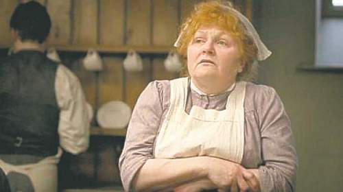 Lesley Nicol plays Downton Abbey cook Mrs. Patmore.