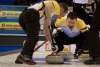 Michael Burns photo / Curling Canada
Manitoba skip Mike McEwen calls the shot in the rings Tuesday.