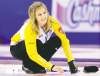 REUTERS
Todd Korol / REUTERSManitoba skip Jennifer Jones was all smiles after posting an 8-6 win in an extra end over B.C. Wednesday morning. Manitoba is first with a 7-2 record.