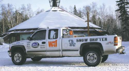 Is Willy’s 2000 Chevrolet Silverado 2500HDHD truck, dubbed Snow Drifter, ready for Manitoba ice roads? Only time will tell.