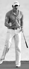 CP
Rainier Ehrhardt / The Associated PressRory McIlroy celebrates winning the Honda Classic after a final round 1-under.