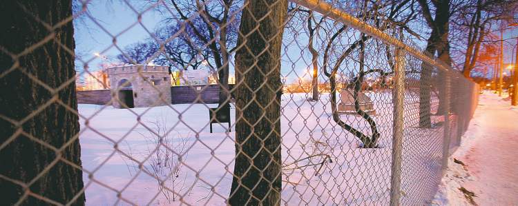 John Woods / Winnipeg Free Press
The Friends of Upper Fort Garry hope to use the southwest corner of the historic site for a temporary surface parking lot to help cover operating expenses.