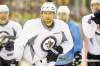 KEN GIGLIOTTI  / WINNIPEG FREE PRESSSimple solution for Blake Wheeler: make the nets bigger and goalie pads smaller.