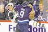 CP
john woods / the canadian pressAttorney General Andrew Swan, wearing Jets jersey No. 11, approves of the hit Jets forward Evander Kane lays on Mike Ribeiro of the Dallas Stars during NHL action in Winnipeg on Wednesday.