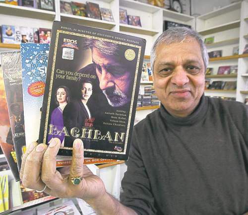 JOE BRYKSA / WINNIPEG FREE PRESS
Joe Gupta has about 100,000 Indian films for sale at his India Spice House stores.