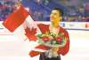 Francois Mori / The Associated Press
Canada's Patrick Chan overcame a spill to claim his second consecutive world gold on Saturday in France.