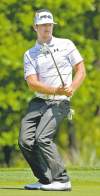 CP
dave einsel / the associated pressHunter Mahan reacts to a missed birdie putt on the second hole Sunday.