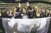 Trevor Hagan / Winnipeg Free Press
Jets fans cheer on their team Saturday.
