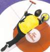 CP
New Brunswick skip James Grattan throws rock in draw 7 match against Quebec at the Brier Canadian Curling Championships in London, Ontario, Monday, March 7, 2011. THE CANADIAN PRESS/Dave Chidley
