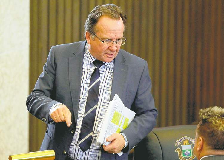 BORIS MINKEVICH / WINNIPEG FREE PRESS
Coun. Justin Swandel called the flip-flopping of several EPC members 'a lack of political courage.'