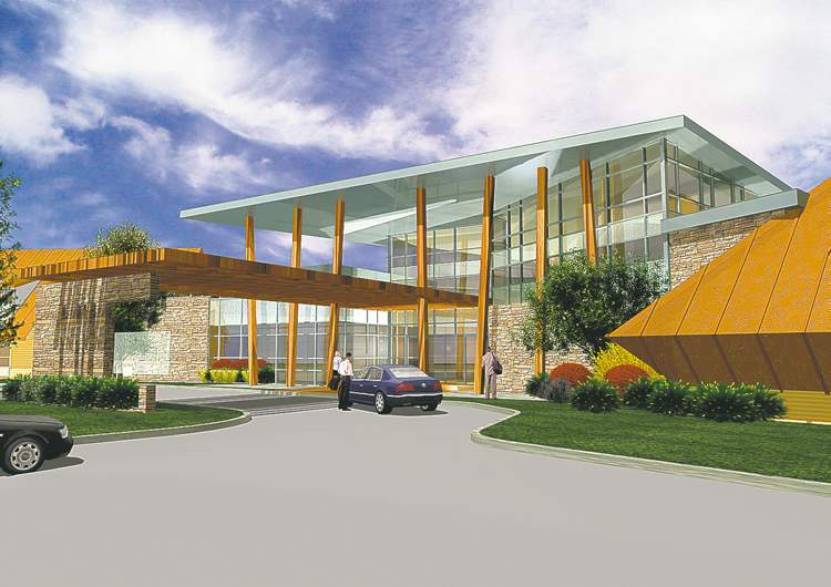 WINNIPEG FREE PRESS ARCHIVES
An artist's rendition of the Hecla resort, which has been closed and in receivership since November 2010.