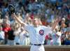 Brian Kersey / The Associated Press
Cubs reliever Kerry Wood makes a gracious final exit after being taken out during the eighth inning against the Chicago White Sox on Friday.