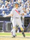 Tribune Media MCT
Mark Teixeira of the New York Yankees reacts after striking out with the bases loaded in the 8th inning against the Seattle Mariners on Sunday, May 13, 2012, at Yankee Stadium in New York. (David Pokress/Newsday/MCT)