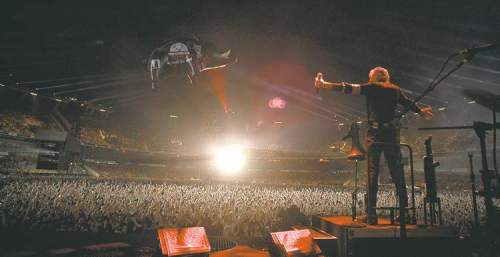 Roger Waters performs Pink Floyd's The Wall.