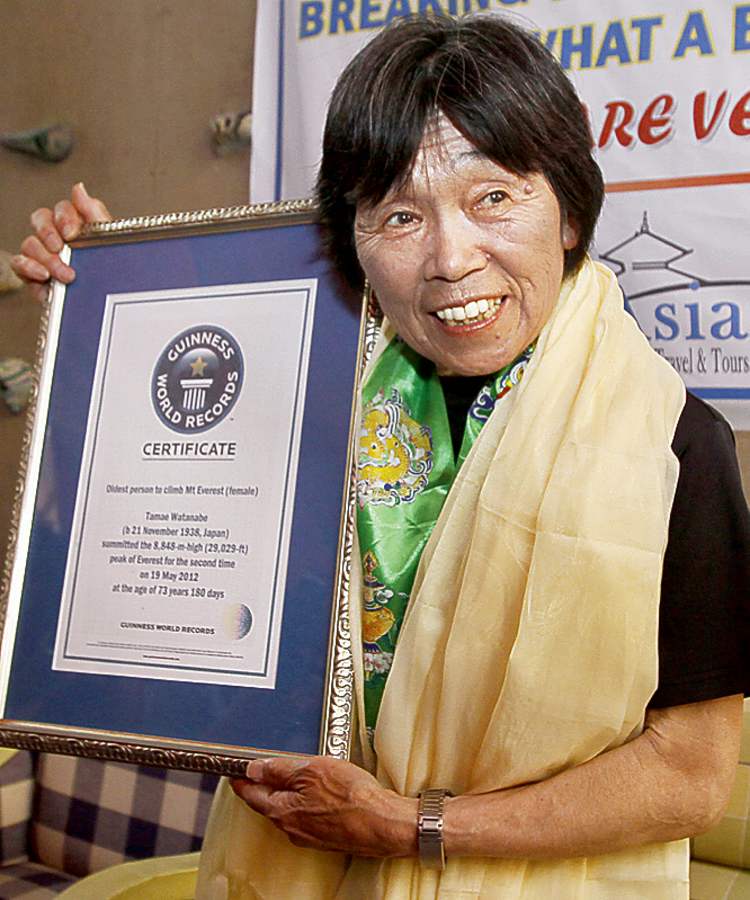 Eldest woman to climb Everest says she feels old Winnipeg Free Press