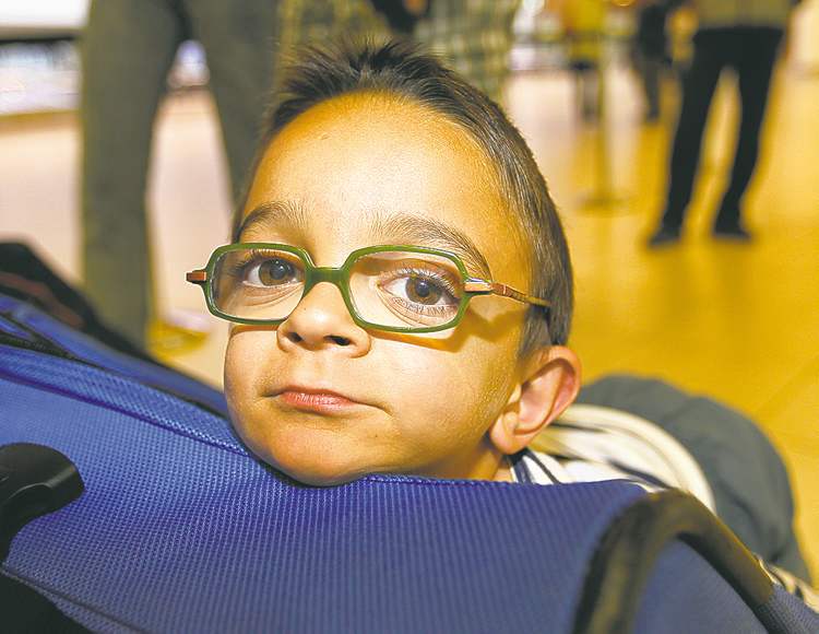 TREVOR HAGAN / WINNIPEG FREE PRESS
Julien Ferrer's family thought he would die from his disease before he received treatment in Winnipeg.
