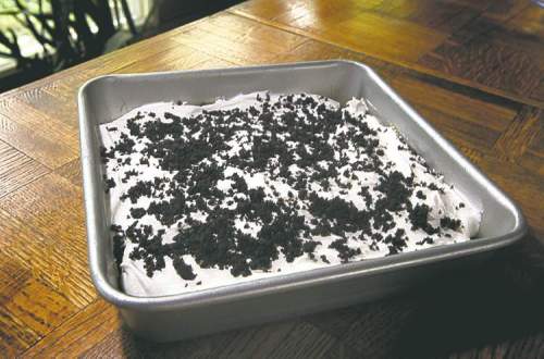 Chocolate apricot slice