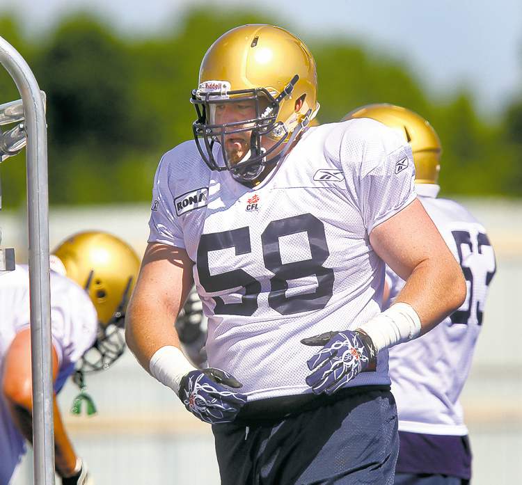 Phil Hossack / Winnipeg Free Press
Tyson Pencer will start the Bombers season on the 9-game injury list