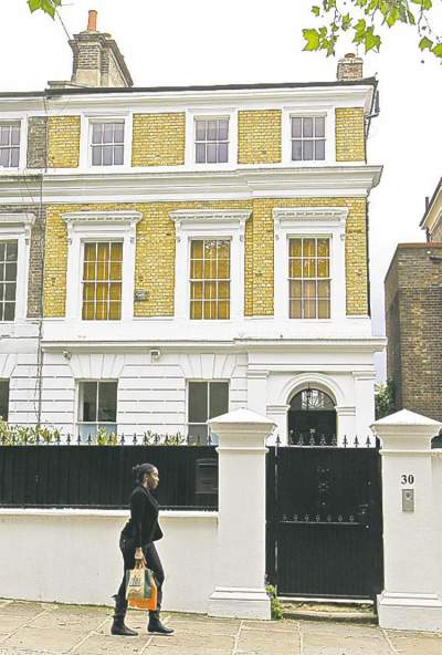 CP
The house owned by the late British singer Amy Winehouse.