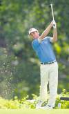 jay laprete / the associated press
Spencer Levin takes a one-shot lead into today's final round. He blew a six-shot Sunday lead in Phoenix this year.