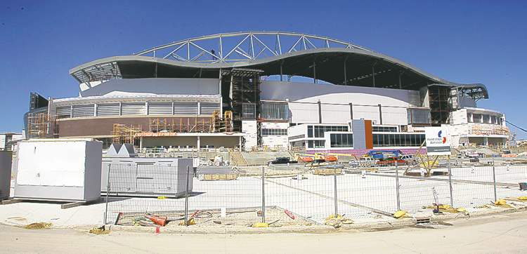 photos by wayne glowacki / winnipeg free press
It appears construction of the Investors Group Field at the University of Manitoba might have suffered another series of setbacks, further delaying the stadium�s opening.