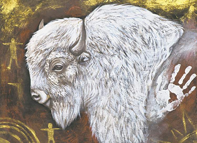 White Buffalo Calf by Jackie Traverse