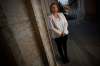 JOHN WOODS / WINNIPEG FREE PRESS
Kyra Wilson, Liberal candidate for Fort Richmond, is photographed on the steps of the Manitoba legislature.