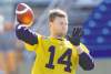 KEN GIGLIOTTI  / WINNIPEG FREE PRESS
QB Joey Elliott impressed in Montreal, hitting 9-of-14 for 111 yards, but figures he and the Bombers have plenty to learn and improve on.