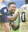 WAYNE GLOWACKI / WINNIPEG FREE PRESS
Winnipeg Blue Bomber Chris Garrett admits he�s a bit disappointed his late touchdown last season has lost most of its historical significance.