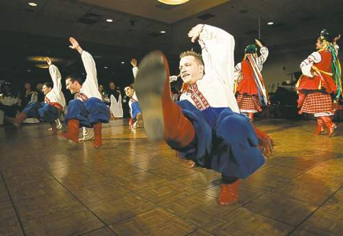 HANDOUT
Orlan Ukrainian Folk Ensemble in action.