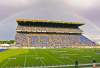BORIS MINKEVICH / WINNIPEG FREE PRESS 
A rainbow hangs over the stands at Canada Inns Stadium Wednesday as the Bombers play the Tiger-Cats in a pre-season match. The Bombers could sure use a pot of gold.