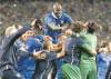 CP
ivan sekretarev / the associated pressItaly players celebrate after Alessandro Diamanti scored the winning shootout goal against England.