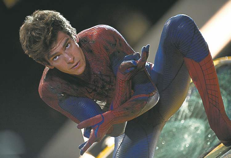 COLUMBIA PICTURES
Andrew Garfield as the new Spider-Man.