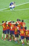 CP
Spanish players celebrate winning the Euro 2012 soccer championship final between Spain and Italy in Kiev, Ukraine, Sunday, July 1, 2012. (AP Photo/Darko Vojinovic)
