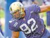 KEN GIGLIOTTI  / WINNIPEG FREE PRESS
Defensive lineman Bryant Turner works up a sweat doing a line drill during a Winnipeg Blue Bombers practice at Canad Inns Stadium on Tuesday.