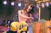 RUTH BONNEVILLE / WINNIPEG FREE PRESS
Feist performs on the folk festival's main stage at Birds Hill Park Wednesday night.