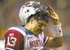 Darryl Dyck / THE CANADIAN PRESS archives 
For years, people have been predicting the decline and fall of Montreal Alouettes'  quarterback Anthony Calvillo, who will turn 40 this season.