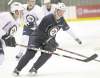 MIKE DEAL / WINNIPEG FREE PRESS
Defenceman Jacob Trouba will take his crushing shot to the Michigan Wolverines this fall.