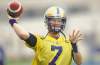 ken gigliotti / winnipeg free press
It�s showtime  for Alex Brink tonight  as he transitions from mop-up guy to starting pivot against the Argos.