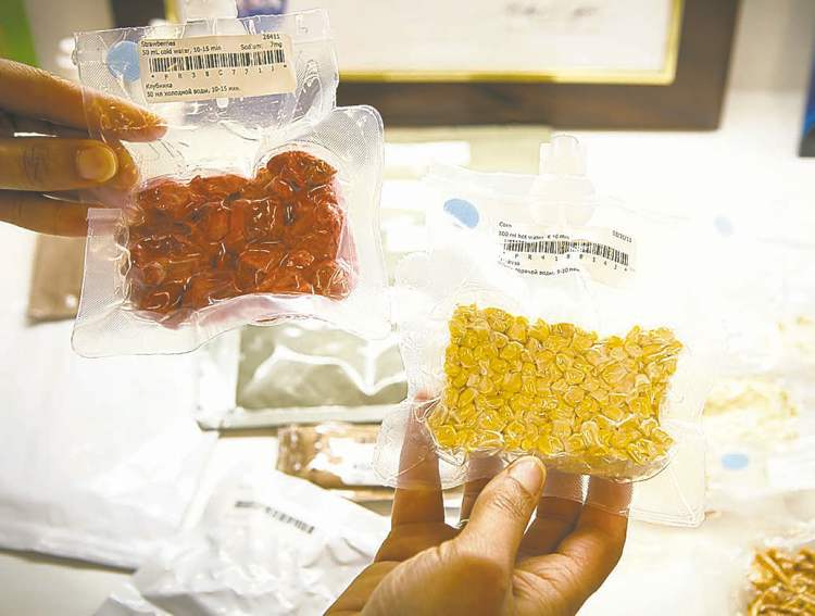 Michael Stravato / The Associated Press
NASA is planning a mission to Mars, which has gravity — meaning astronauts have more options for food preparation, such as chopping vegetables, rather than relying on the dehydrated fare of current space missions.