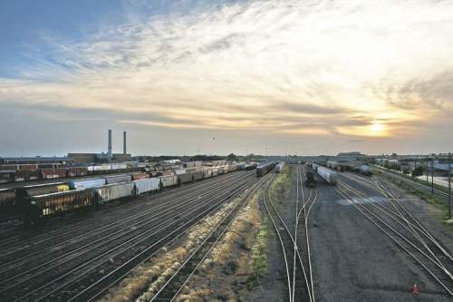COLE BREILAND / WINNIPEG FREE PRESS 
This is the right time to talk about the future of the Canadian Pacific Railway yards that separate the North End from the rest of Winnipeg, transportation policy adviser Greg Gormick says.
