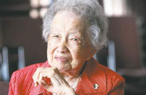 Ruth Bonneville / Winnipeg Free Press 
Winifred �Winnie� Paktong was the first Chinese Canadian born in Winnipeg. She celebrated her 100th birthday this year.