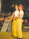 Maureen Scurfield / Winnipeg Free Press
The Circus Firemen, Angus and Matilda, say 