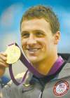 Mark J. Terrill / the associated press
Team USA's Ryan Lochte proudly displays his gold medal in the men's 400-metre individual medley.