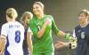 Wally Skalij / Los Angeles Times / MCT
Don't expect Hope Solo to laugh it up with Brandi Chastain any time soon.