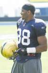 COLE BREILAND / WINNIPEG FREE PRESS
Blue Bombers linebacker Marcellus Bowman takes part in practice on Monday.