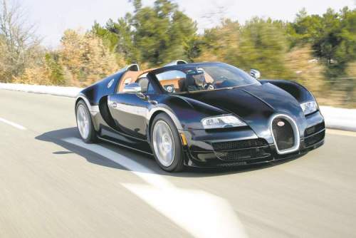 Tribune Media MCT
When it was introduced in 2006, the Bugatti Veyron was the fastest production car in the world with a top speed of 253 mph. That record was later broken, only to be reclaimed by Bugatti in 2010 with a 1,200-horsepower version of the Veyron called the Super Sport. (Bugatti/MCT)
