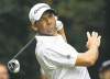 CP
gerry broome / the associated pressSergio Garcia got only four holes in Sunday before play was suspended. This drive wasn�t great.
